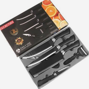 Set Cuchillos de Cocina Antiadherentes